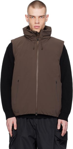 Descente ALLTERRAIN Brown Mizusawa Invisible INV-08 Down Vest