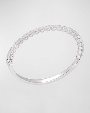 18K White Gold Marea Bracelet with Diamonds
