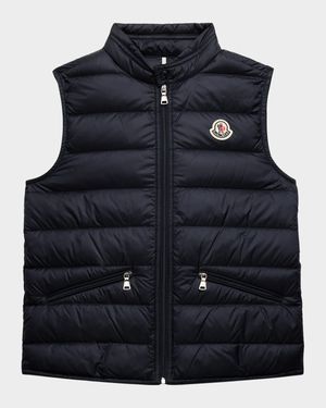 Boy's Gui Puffer Vest, Size 4-10