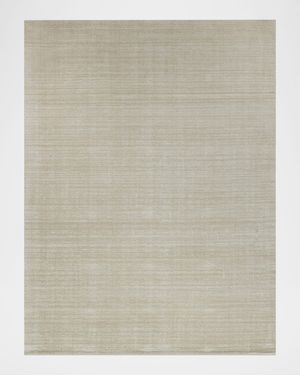 Martelli Modern Hand-Loomed Light Beige Rug, 9' x 12'