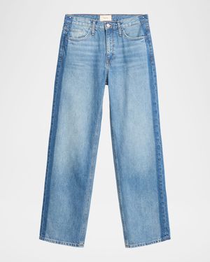 Birkin Mid-Rise Straight-Leg Jeans