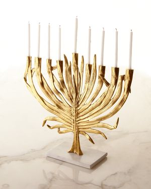 Palm Menorah