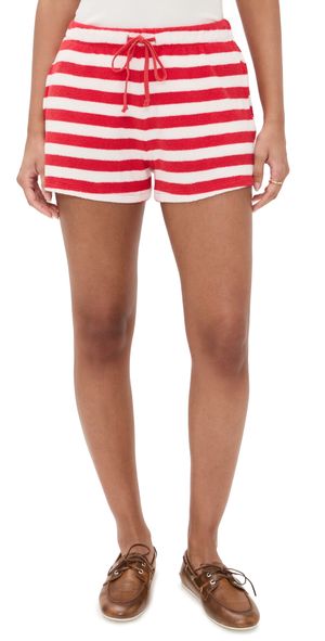 Suzie Kondi Shallis Shorts Cherry/White Stripe M