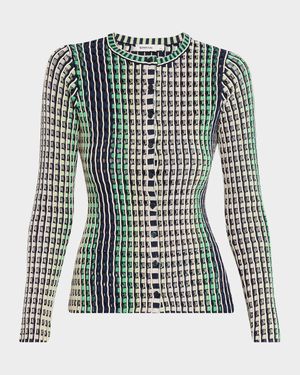 Mabel Openwork Cardigan