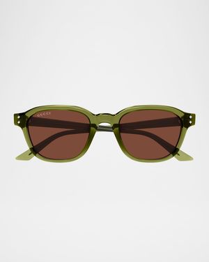 Men's GG1892SM Acetate Square Sunglasses