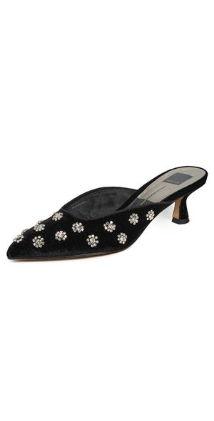 Dolce Vita Clara Embellished Mules Nero 8.5