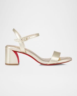 55mm Miss Jane Metallic Sandals