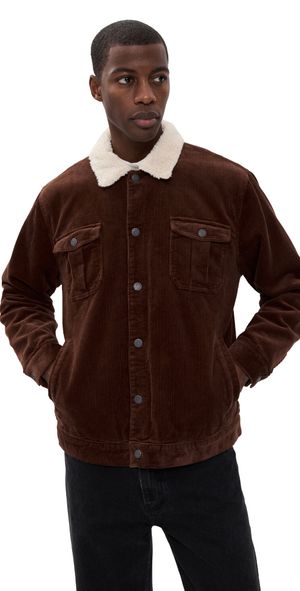 Katin Harris Corduroy Jacket Mahogany XXL
