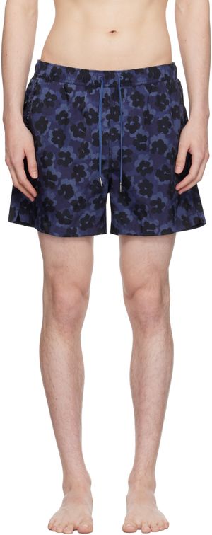 CDLP Maillot de bain bleu marine en nylon ECONYL®