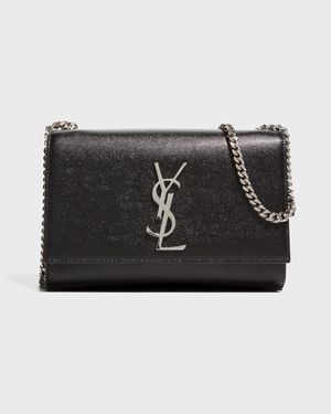 Kate Small YSL Crossbody Bag in Grained Leather