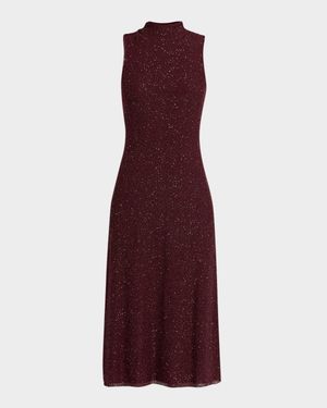 Marian Metallic Maxi Dress