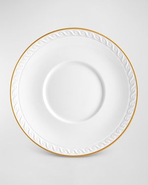 Neptune 24K Gold-Rimmed Saucer