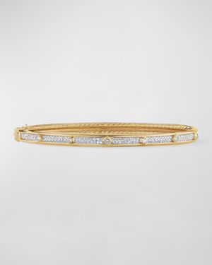 Modern Renaissance Bracelet with Diamonds in 18K Gold, 4.5mm