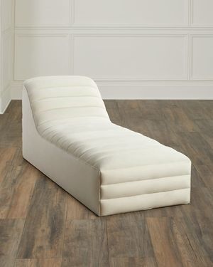Simone Channel Tufted Chaise