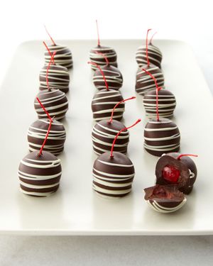 Dark-Chocolate Maraschino Cherries