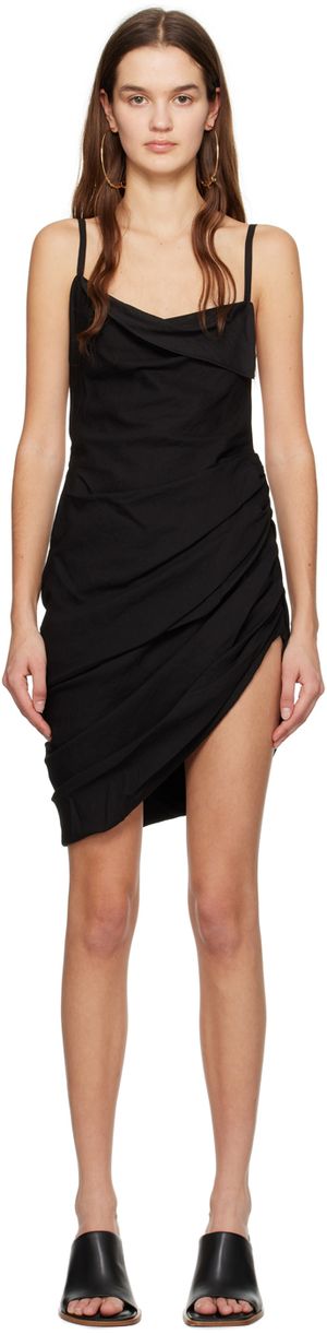 JACQUEMUS Black Les Classiques 'La robe Saudade' Minidress