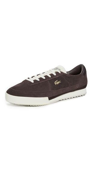 Lacoste Men's Aura Sneakers Dark Brown & Off White 9.5