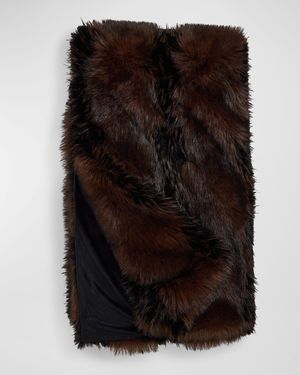 Limited Edition Faux-Fur Throw