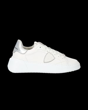 Philippe Model - Baskets tres temple tennis - Taille 41 - Blanc