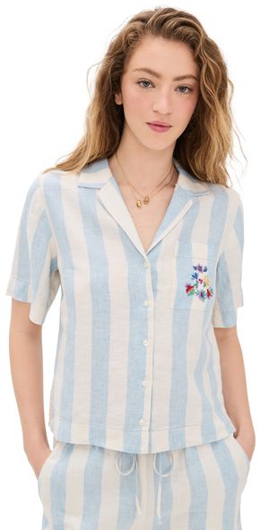 Birds of Paradis Nico Shirt Seaside Stripe XS