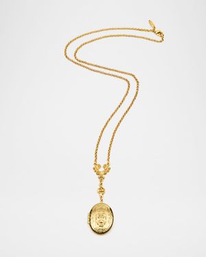 Oval Locket Necklace