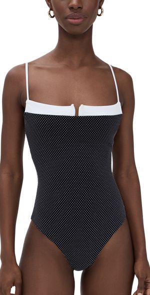 Onia Melanie One Piece Black/White XL