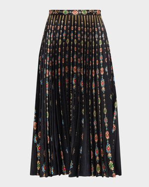 Kim Mosaic Stripe Skirt