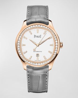 Polo 36mm 18K Rose Gold Diamond Auto Watch