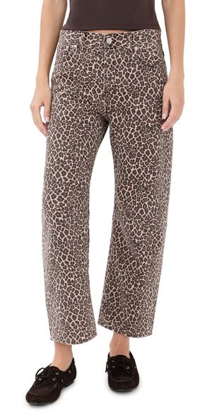 Madewell The Darted Barrel Leg Jeans Dark Mocha 30