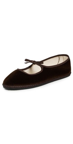 ViBi VENEZiA Brigitte Velvet Mary Jane Flats Amerigo 41