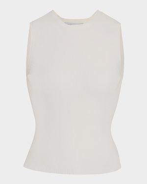 Sid Ribbed Sleeveless Pullover