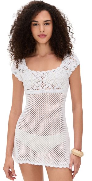 Frankies Bikinis Eloise Crochet Dress Angel's Meadow L
