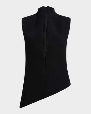 Von Structured Crepe Top