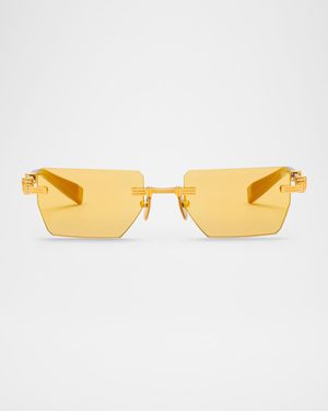 Pierre Titanium Rectangle Sunglasses
