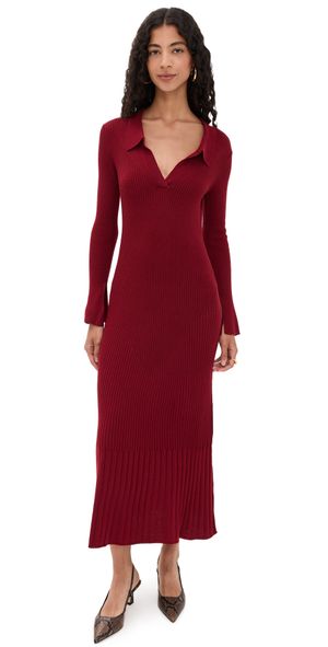 o. p.t Nicole Dress Burgundy L