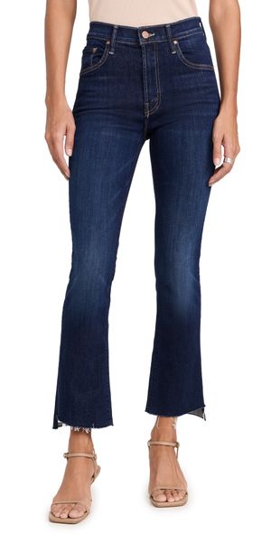 MOTHER The Insider Crop Step Fray Jeans Off Limits 25