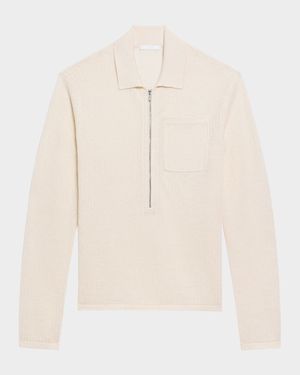 Men's Fine-Gauge Knit Polo Shirt