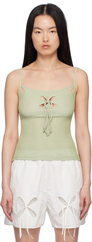 J.Kim Green Petal Camisole