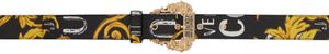 Versace Jeans Couture Ceinture noire à logo