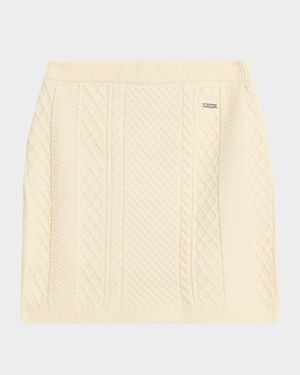 Cable-Knit Mini Skirt