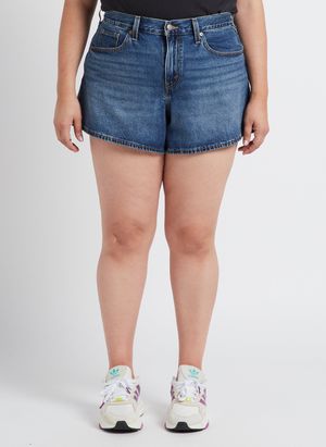 Levi's - Short en jean taille haute - Taille 56 - Noir