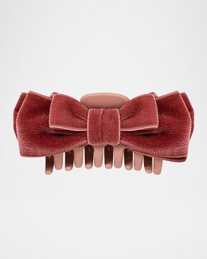 Matilda Velvet Bow Jaw Clip