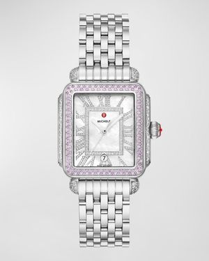 Limited Edition Deco Madison Pink Sapphire Watch