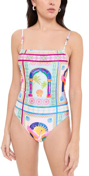 MINKPINK Elysia Scoop Back One Piece Paradiso M