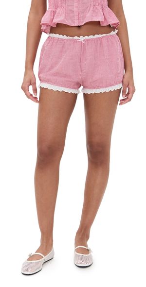 NIA Justine Bloomer Shorts Red L