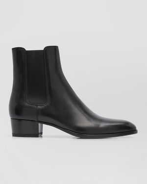 Men's Wyatt 40 Leather Chelsea Boots