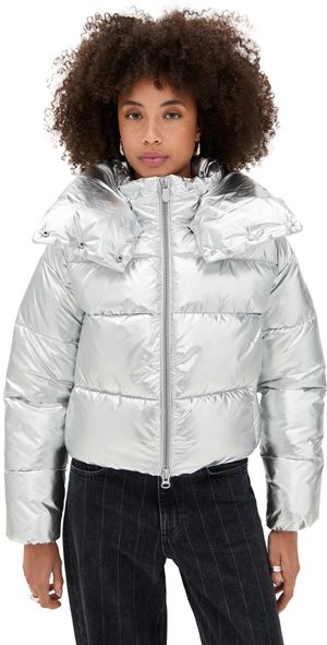 Save The Duck Giselle Puffer Silver XL