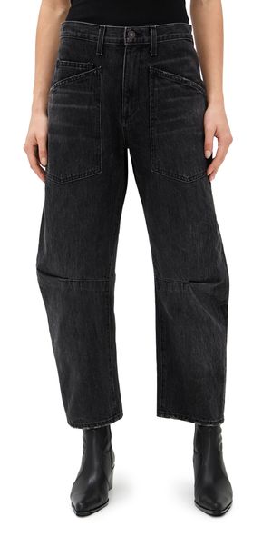 Nili Lotan Shon Jeans Stone Black Wash 30