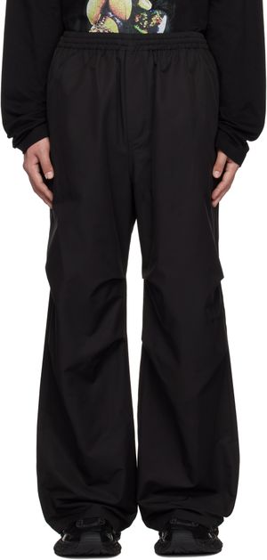 We11done Black Logo Track Pants