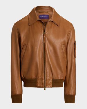 Men's Plonge Leather Jacket